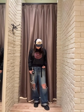 「HYSTERIC GLAMOUR（ヒステリックグラマー）のアイテム」を使った、ヵさん（レディース・155cm）の秋コーディネート