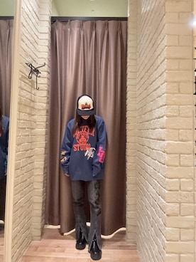 「HYSTERIC GLAMOUR（ヒステリックグラマー）のアイテム」を使った、ヵさん（レディース・155cm）の秋コーディネート