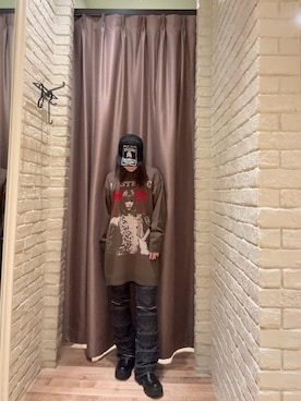 「HYSTERIC GLAMOUR（ヒステリックグラマー）のアイテム（ワンピース/ドレス）」を使った、ヵさん（レディース・155cm）の秋コーディネート