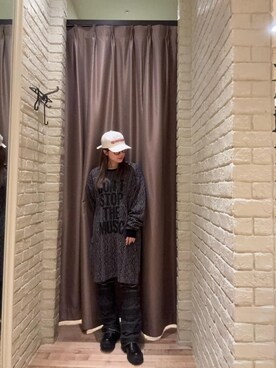 「HYSTERIC GLAMOUR（ヒステリックグラマー）のアイテム（ワンピース/ドレス）」を使った、ヵさん（レディース・155cm）の秋コーディネート