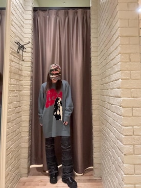 「HYSTERIC GLAMOUR（ヒステリックグラマー）のアイテム（ワンピース/ドレス）」を使った、ヵさん（レディース・155cm）の秋コーディネート