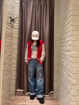「HYSTERIC GLAMOUR（ヒステリックグラマー）のアイテム」を使った、ヵさん（レディース・155cm）の秋コーディネート