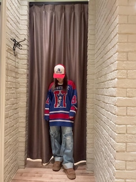 「アイテム（スリッポン）」を使った、ヵさん（レディース・155cm）の秋コーディネート