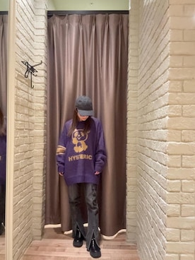 「HYSTERIC GLAMOUR（ヒステリックグラマー）のアイテム」を使った、ヵさん（レディース・155cm）の秋コーディネート