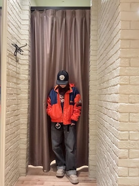 「HYSTERIC GLAMOUR（ヒステリックグラマー）のアイテム（デニムパンツ）」を使った、ヵさん（レディース・155cm）の秋コーディネート