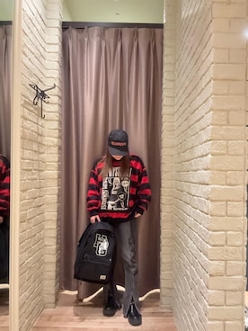 「HYSTERIC GLAMOUR（ヒステリックグラマー）のアイテム」を使った、ヵさん（レディース・155cm）の秋コーディネート