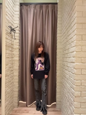 「HYSTERIC GLAMOUR（ヒステリックグラマー）のアイテム」を使った、ヵさん（レディース・155cm）の冬コーディネート