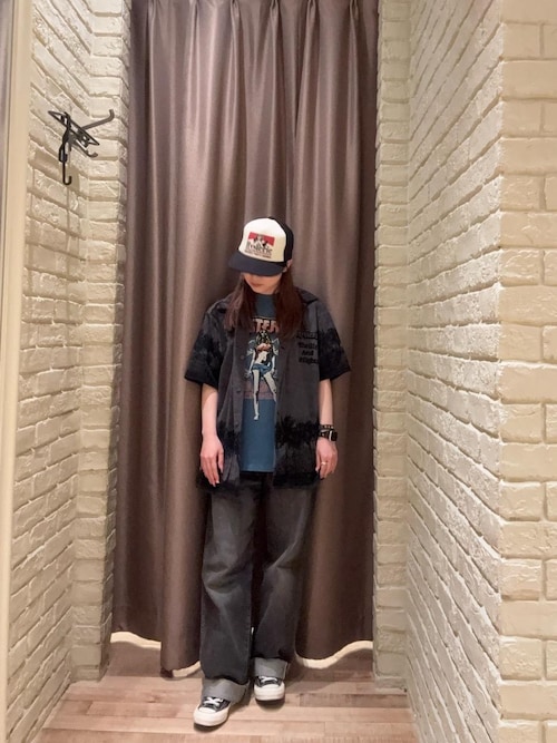 【完売人気カラー】GUITAR GIRL メッシュキャップ 黒 HYSTERIC GLAMOUR - GUITAR GIRL メッシュキャップ / ブラック | Tempt