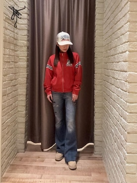 「HYSTERIC GLAMOUR（ヒステリックグラマー）のLEOPARD柄 リバーシブルスウェットパンツ（Sweatpants、その他）」を使った、ヵさん（レディース・155cm）の秋コーディネート