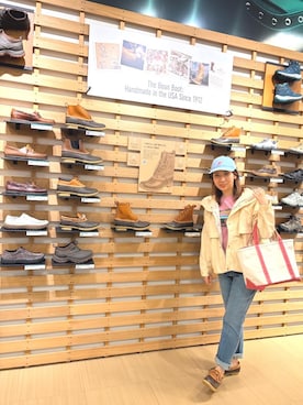 「L.L.Bean（エルエルビーン）のアイテム（バッグ）」を使った、saaさん（レディース・165cm）の春コーディネート