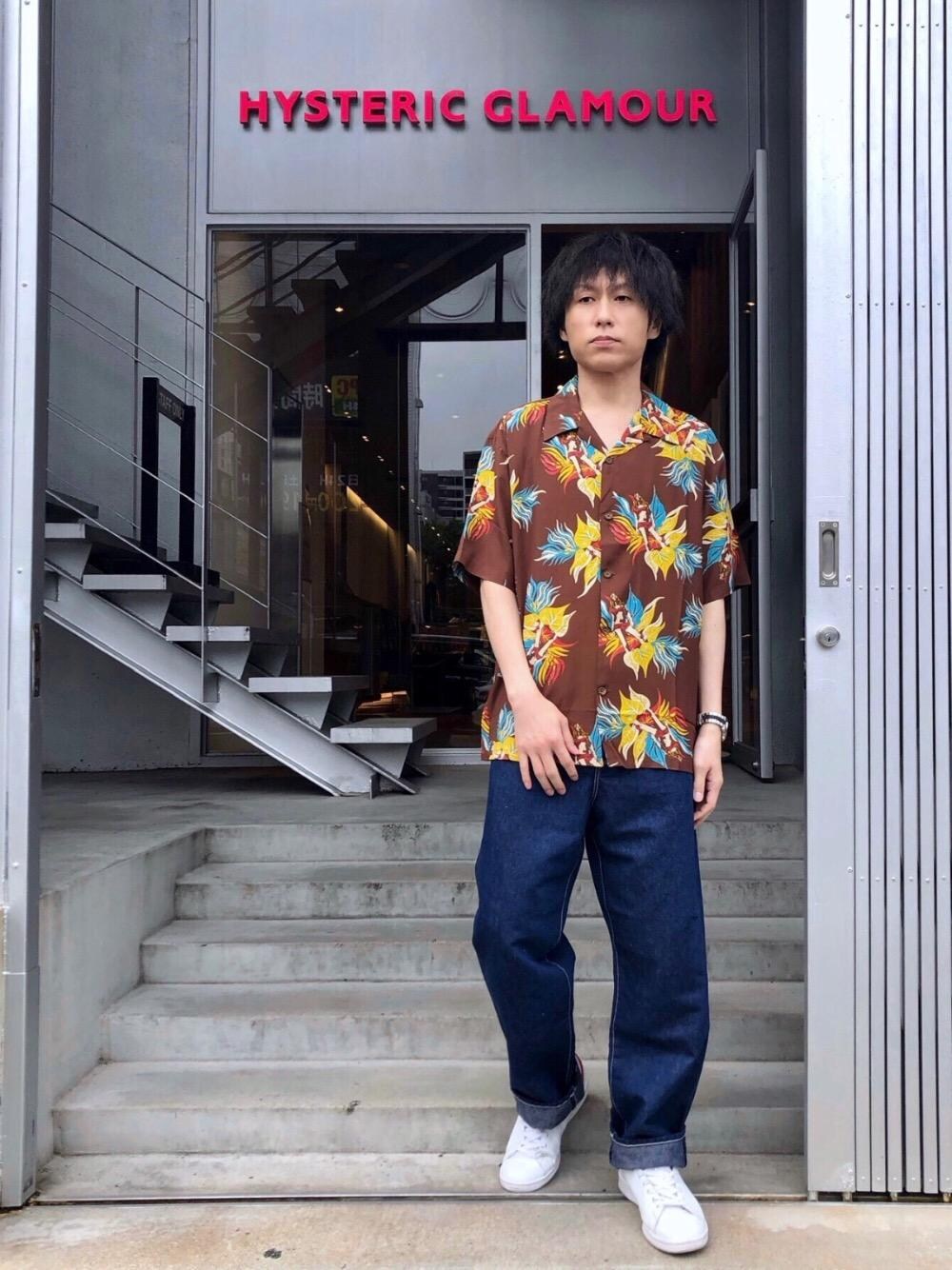 HYSTERIC GLAMOUR TROPIC LADYLAND柄 アロハシャツ
