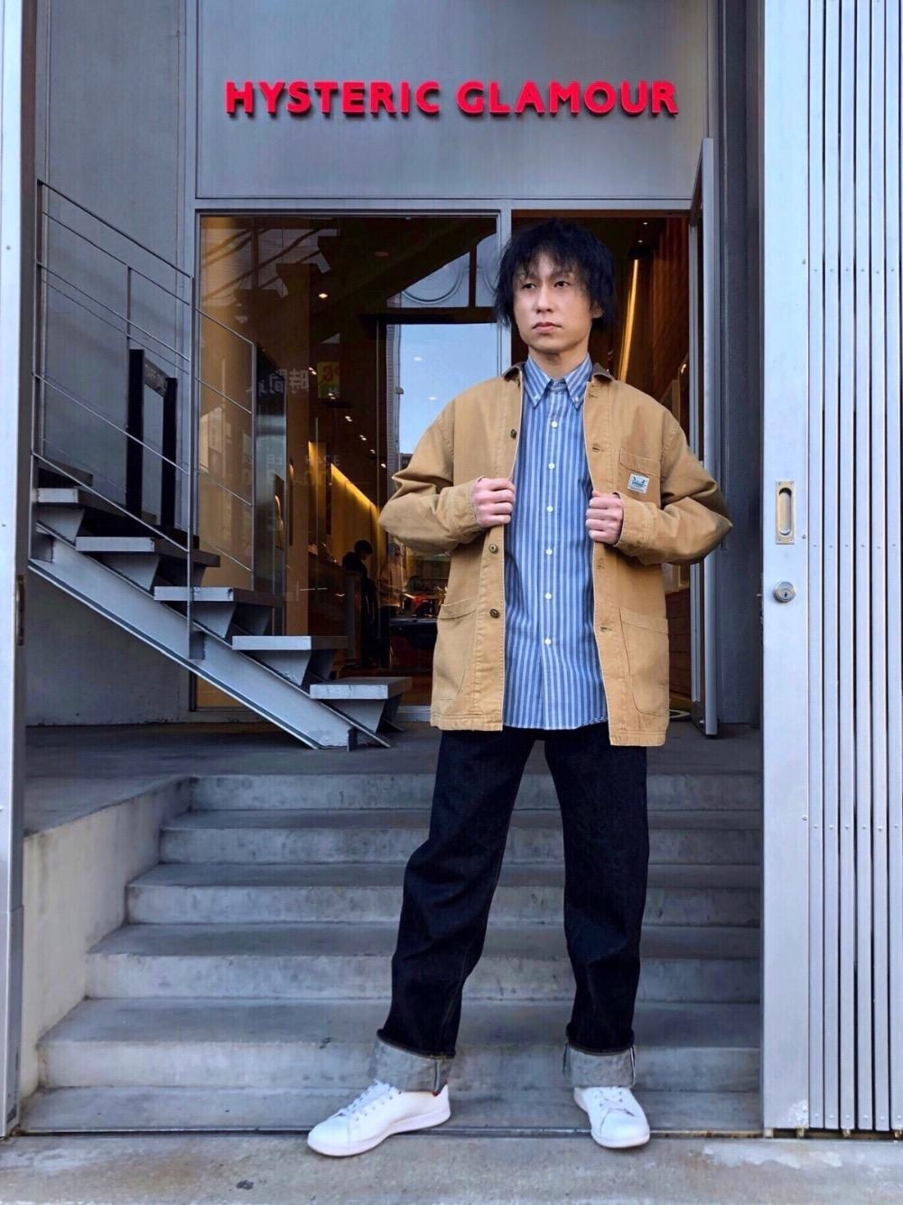 HYSTERIC GLAMOUR カバーオールジャケット 裏ボアカバーオールジャケット|HYSTERIC GLAMOUR MEN | HYSTERIC