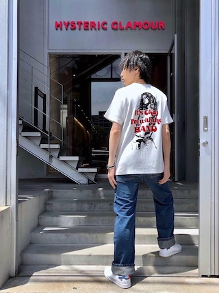 hysteric Glamour Tシャツ ホワイト　M HYSTERIC GLAMOUR（ヒステリックグラマー）の「I'M WITH THE