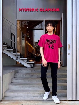 「HYSTERIC GLAMOUR（ヒステリックグラマー）のアイテム」を使った、RYUさん（メンズ・172cm）の秋コーディネート