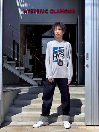 HYSTERIC GLAMOUR（ヒステリックグラマー）の「RACING HYS Tシャツ（T