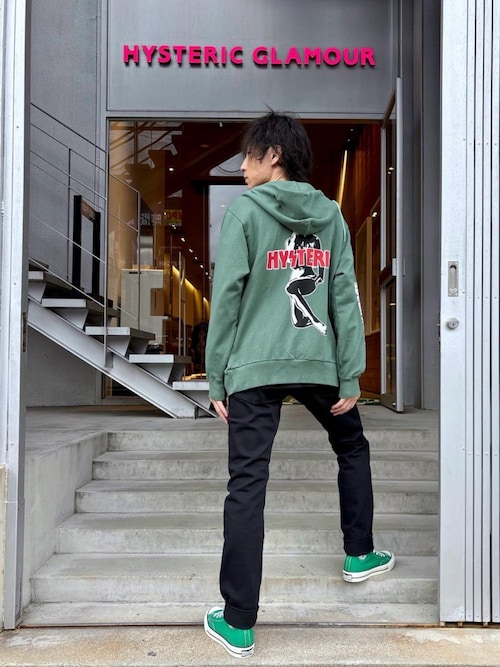 ヒステリックグラマー HYSTERICGLAMOUR パーカー アウター お洒落 SPEAK NO EVIL パーカー(パーカー)|HYSTERIC GLAMOUR