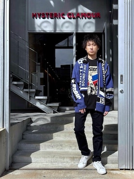 「HYSTERIC GLAMOUR（ヒステリックグラマー）のアイテム」を使った、RYUさん（メンズ・172cm）の秋コーディネート