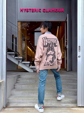 「HYSTERIC GLAMOUR（ヒステリックグラマー）のアイテム」を使った、RYUさん（メンズ・172cm）の秋コーディネート