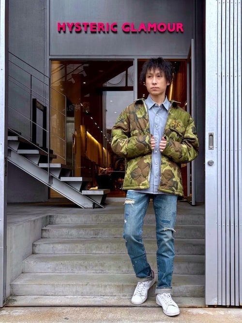 HYSTERIC GLAMOUR キルティングジャケット HYSTERIC GLAMOUR（ヒステリックグラマー） ブルゾン アウター GUITAR