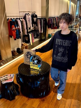 「HYSTERIC GLAMOUR（ヒステリックグラマー）のアイテム」を使った、RYUさん（メンズ・172cm）の秋コーディネート