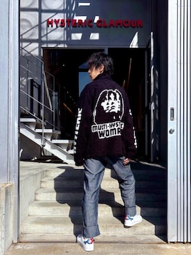 「HYSTERIC GLAMOUR（ヒステリックグラマー）のアイテム」を使った、RYUさん（メンズ・172cm）の秋コーディネート
