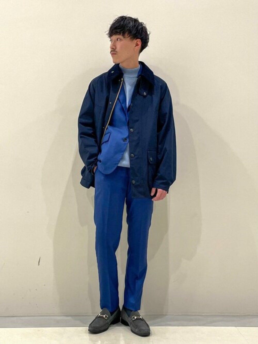 【試着のみ未使用】Barbour ベージュ カバーオール　定価46,000 Barbour カバーオール | 「別注」BEAUFORT ミドルコート MEN