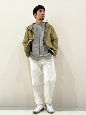 「417 EDIFICE（フォーワンセブンエディフィス）のアイテム（ブルゾン）」を使った、417 officialさん（メンズ・170cm）の冬コーディネート