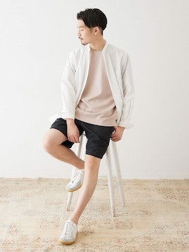 417 officialさん（メンズ・178cm）の春コーディネート