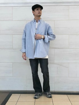 417 officialさん（メンズ・173cm）の秋コーディネート