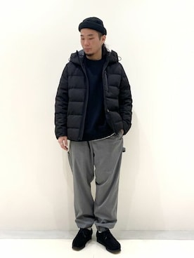 「417 EDIFICE（フォーワンセブンエディフィス）のアイテム（その他パンツ）」を使った、417 officialさん（メンズ・170cm）の冬コーディネート
