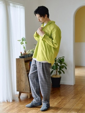 417 officialさん（メンズ・178cm）の春コーディネート