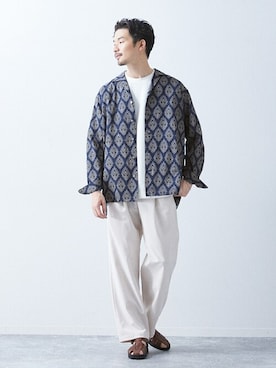 417 officialさん(メンズ・178cm)の春コーディネート