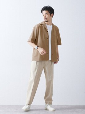 417 officialさん（メンズ・178cm）の春コーディネート