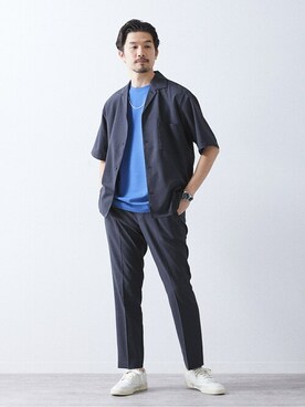 417 officialさん（メンズ・178cm）の春コーディネート