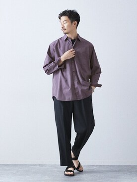 417 officialさん（メンズ・178cm）の春コーディネート