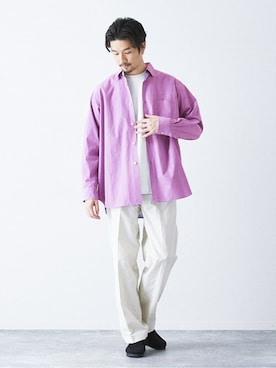 417 officialさん(メンズ・178cm)の春コーディネート