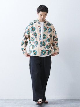 417 officialさん（メンズ・178cm）の春コーディネート