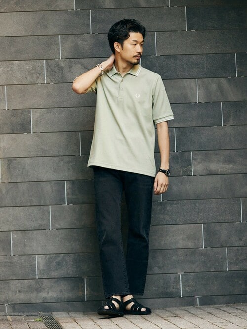 【未使用品】FRED PERRY SOLOTEX ポロシャツ 白　Mサイズ mischiefstyle_10057676