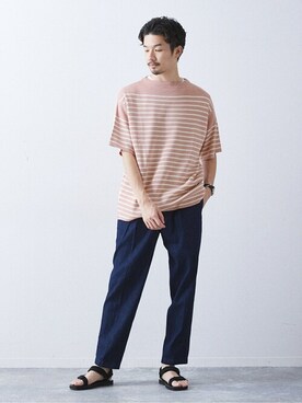 417 officialさん(メンズ・178cm)の春コーディネート