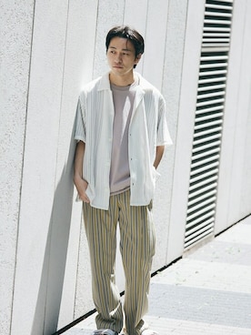 417 officialさん(メンズ・165cm)の春コーディネート
