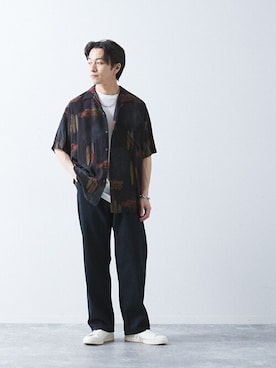 「TWO PALMS（トゥーパームス）のアイテム」を使った、417 officialさん（メンズ・165cm）の春コーディネート