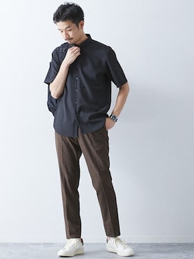 417 officialさん(メンズ・178cm)の春コーディネート