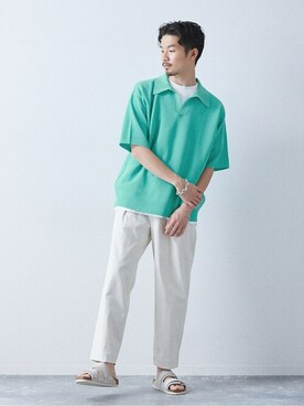 417 officialさん（メンズ・178cm）の夏コーディネート