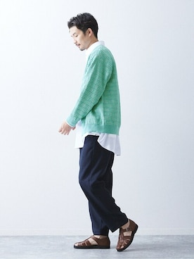 417 officialさん（メンズ・178cm）の夏コーディネート