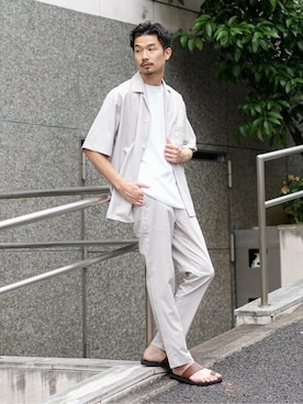 417 officialさん（メンズ・178cm）の夏コーディネート