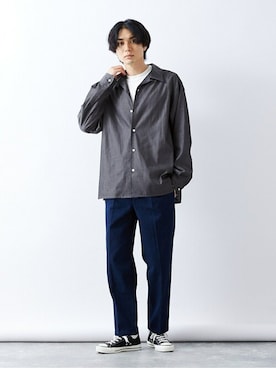 417 officialさん(メンズ・180cm)の秋コーディネート