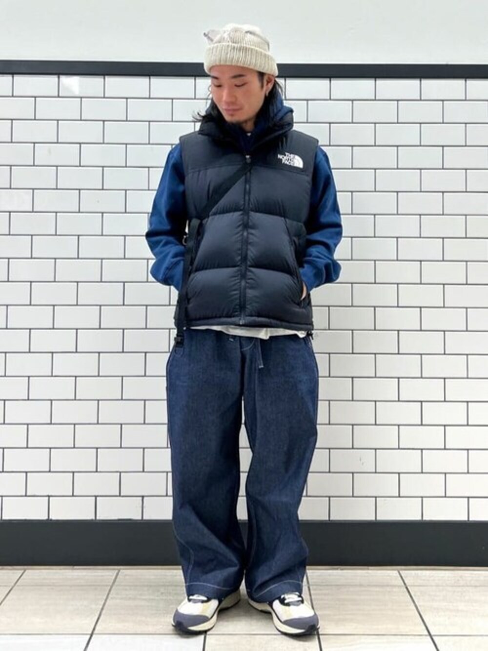 417 official(417 EC)｜THE NORTH FACEのダウンベストを使った