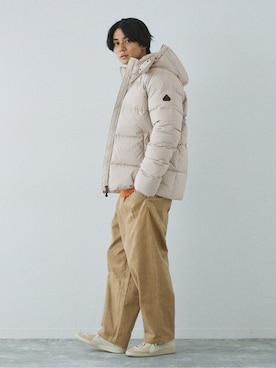 「アイテム（ダウンジャケット/コート）」を使った、417 officialさん（メンズ・180cm）の秋コーディネート