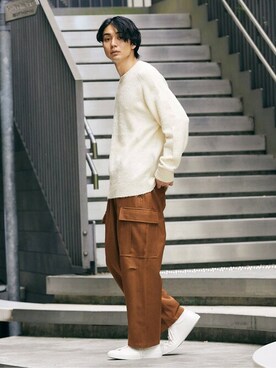 417 officialさん(メンズ・180cm)の秋コーディネート