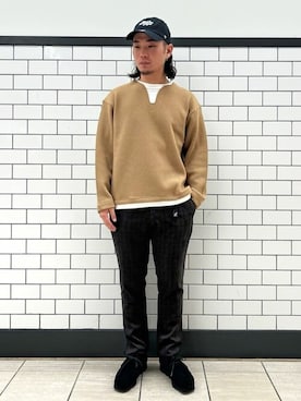 GRAMICCI】 417別注LANATEC グレンチェックストレッチパンツを
